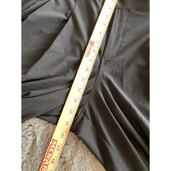 Athleta Women's Brooklyn Heights High Rise Pleated Wide Leg Pants Black Size 12 - Picture 9 of 10